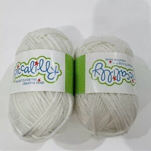 Piccadilly 2 ply yarn Project For The Creative Mind￼ White A Lot Of 2